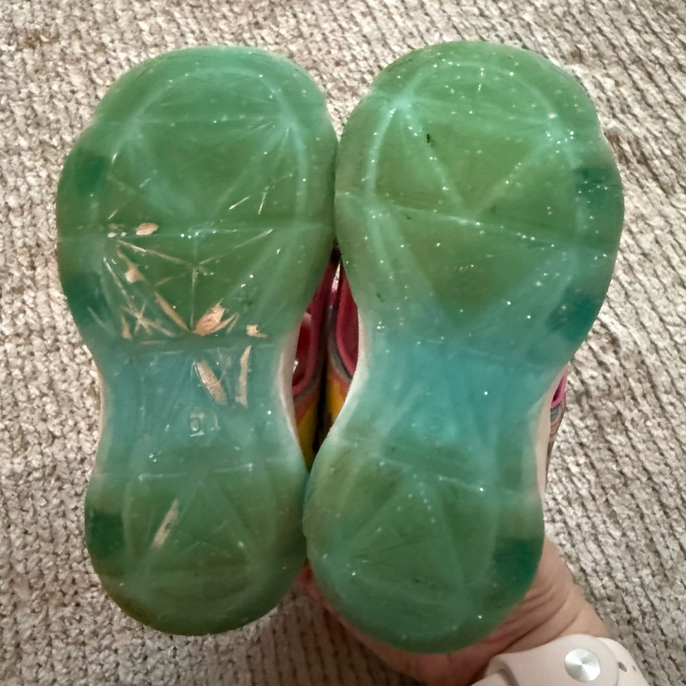 Paw Patrol Toddler Girl Sandals Pink Glitter Light-Up Shoes‎ Size 6 - Picture 7 of 8